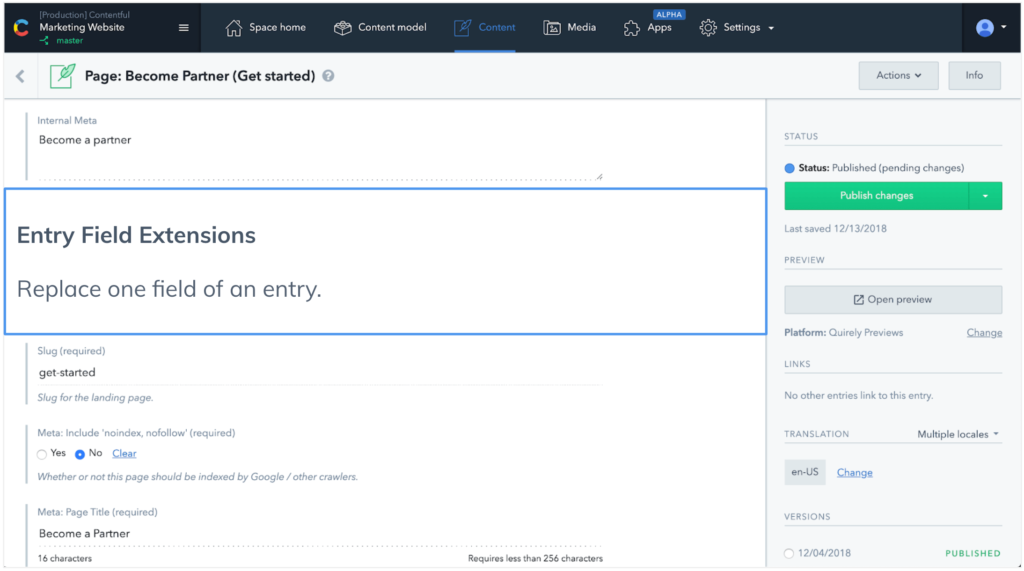 Contentful Headless Cms